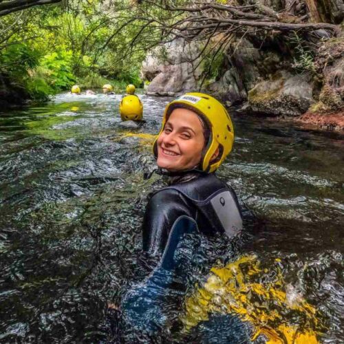 Aqua hiking