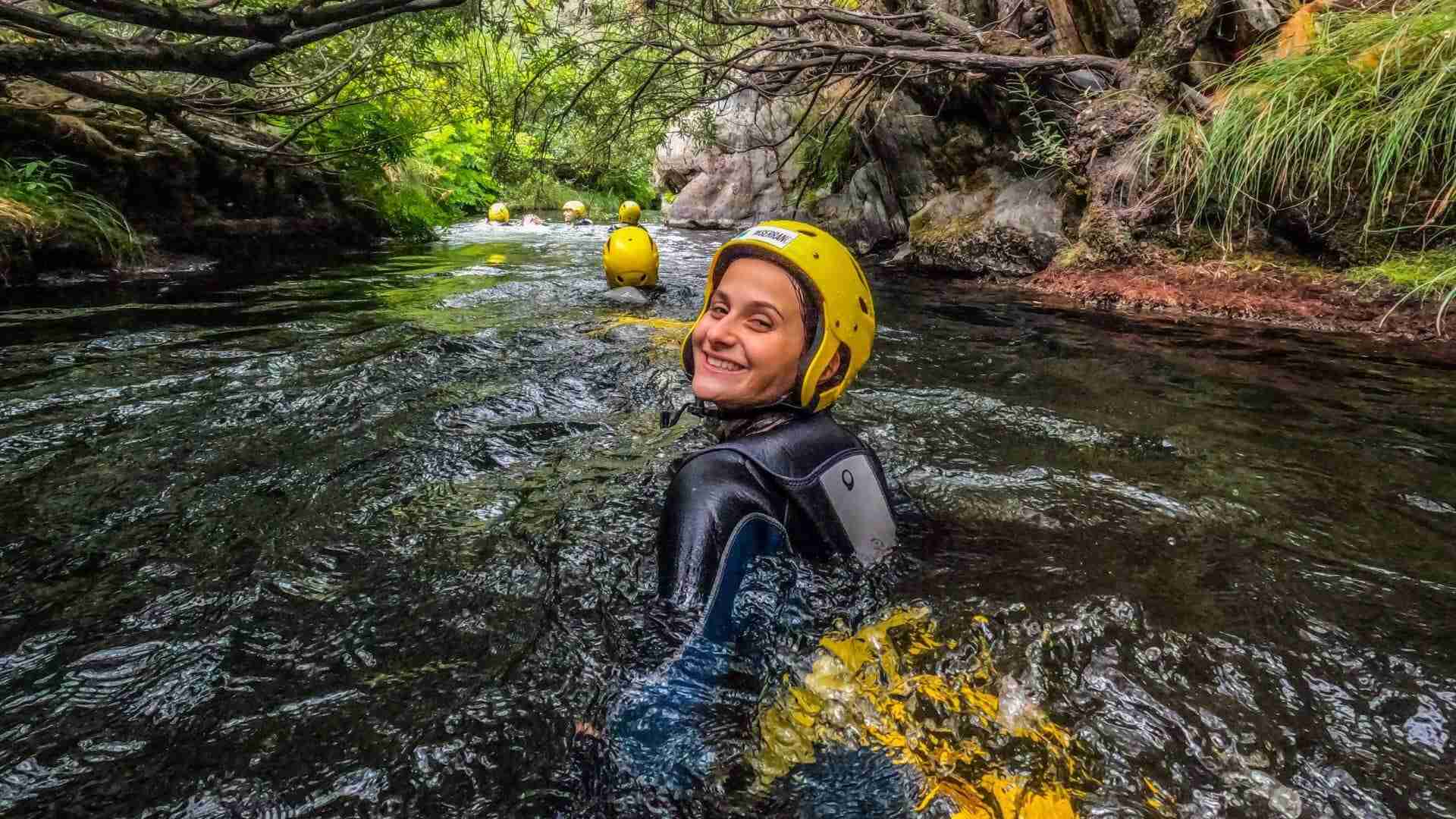 Aqua hiking